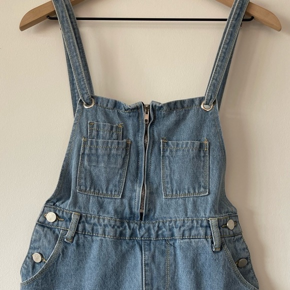 The Impeccable Pig denim jumper dress. Small - Picture 2 of 10